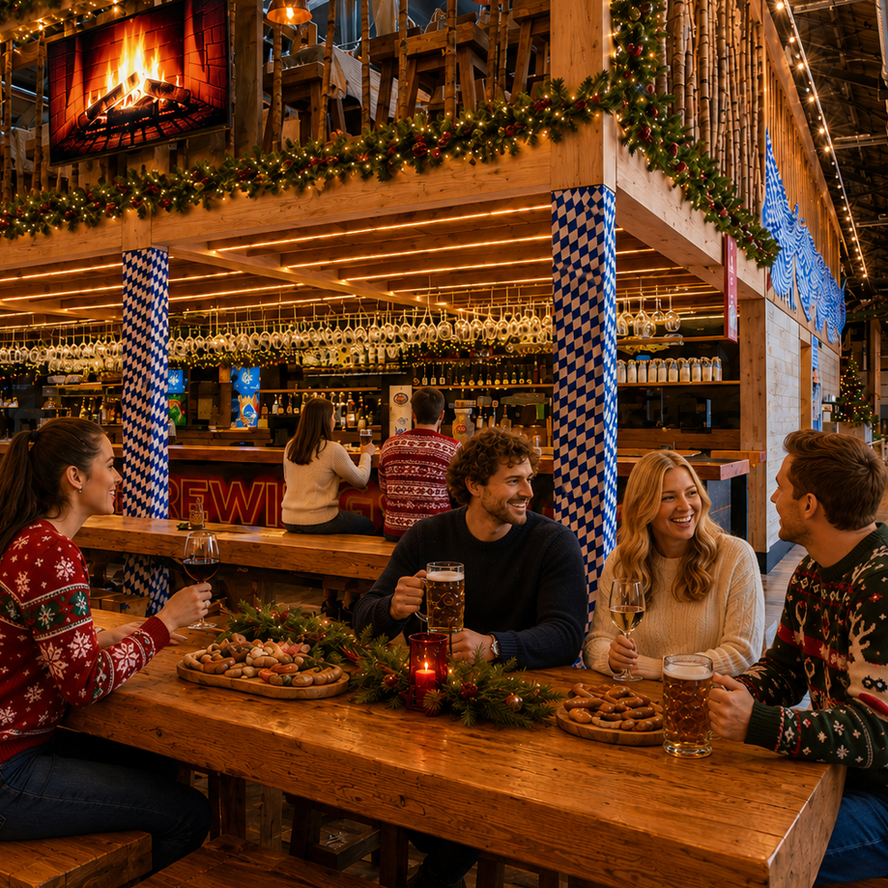 Munich South Wharf Winter Haus Month Tile